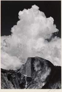 Image of Half Dome, Thunder Cloud (from Portfolio III Yosemite Valley 1960)