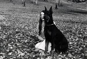 Image of Girl with Dog