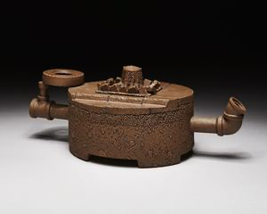 Image of Oval Curbside Teapot (variation #3), from the "Yixing Series"