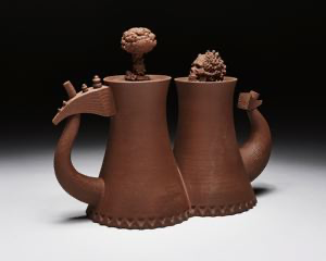 Image of Cooling Towers Teapot (variation #8)