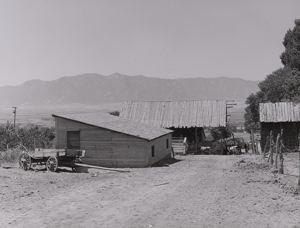 Image of Barns of Mormon farmer. Cache County, Utah