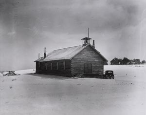 Image of The church. Widtsoe is a Mormon community, as are all the settlements in the Great Basin. Utah