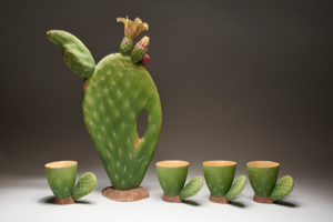 Image of Teapot set #68 (cactus) - Teapot