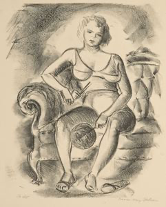 Image of Woman in Underwear