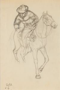 Image of The Gold Rush (study): Pony Express Rider