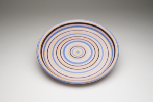 Image of Plate with Purple Center (Italian Majolica)
