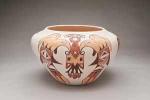 Image of Bowl with Bird Design