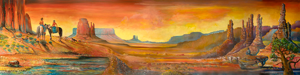 Image of Intermountain Inter-tribal Indian School Mural_10 (Navajo Lifestyle)