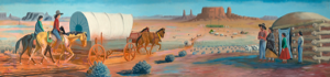 Image of Intermountain Inter-tribal Indian School Mural_11 (The Enemy Way)