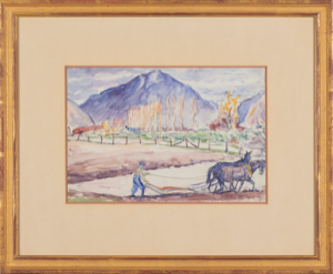 Image of Man Plowing