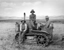 Image of FSA (Farm Secutiry Administraiton) cooperative tractor .Box Elder County, Utah