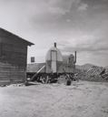 Image of Central Utah fry land adjustment project, forty miles from Tooele, Utah. Sheep wagons in which some workers on project lived