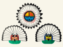 Image of Intermountain Inter-tribal Indian School Mural_09abc (Navajo Holy Beings)